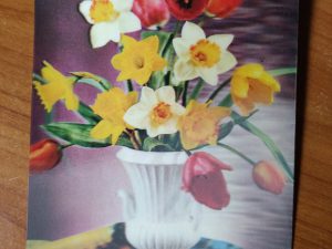 Postcard 3D Flowers