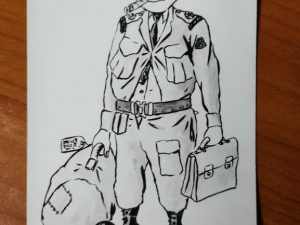 Postcard Army Op Herhaling