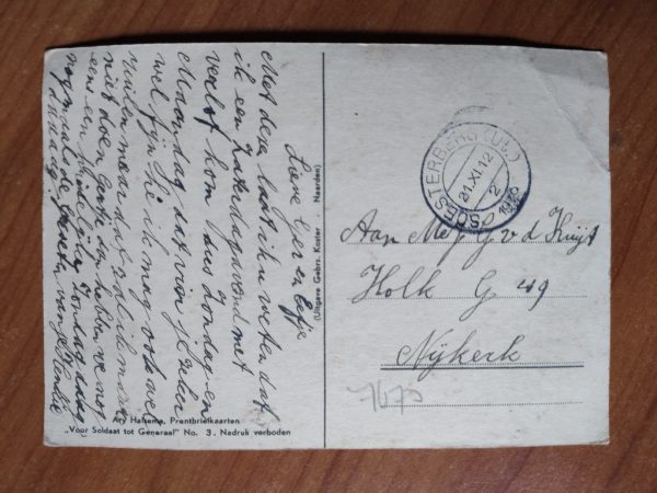 Postcard Army Met verlof - Image 2