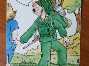 Postcard Army Zachte berm