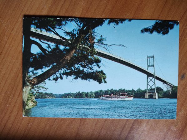 Postcard Ontario International Bridge
