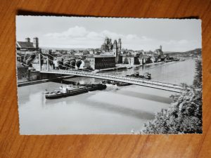Postcard Passau Donau Brucke