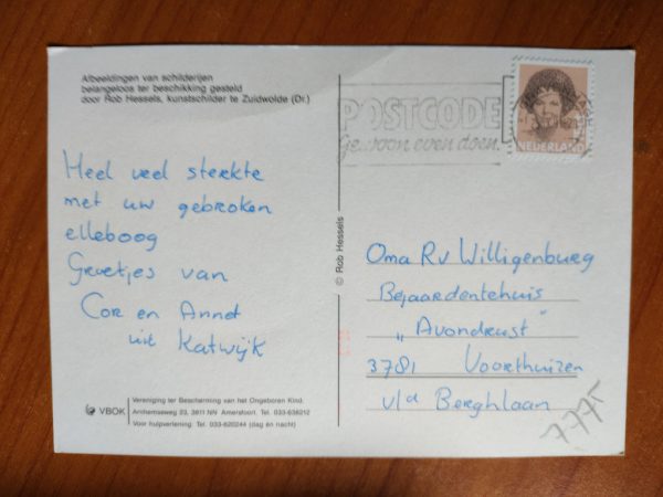 Postcard Deer Rob Hessels - Image 2