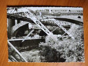 Postcard Wuppertal Schewebahn