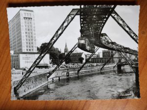 Postcard Wuppertal Schewebahn
