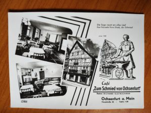 Postcard Ochsenfurt Cafe
