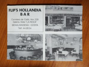 Postcard Flips Hollandia Bar Costa