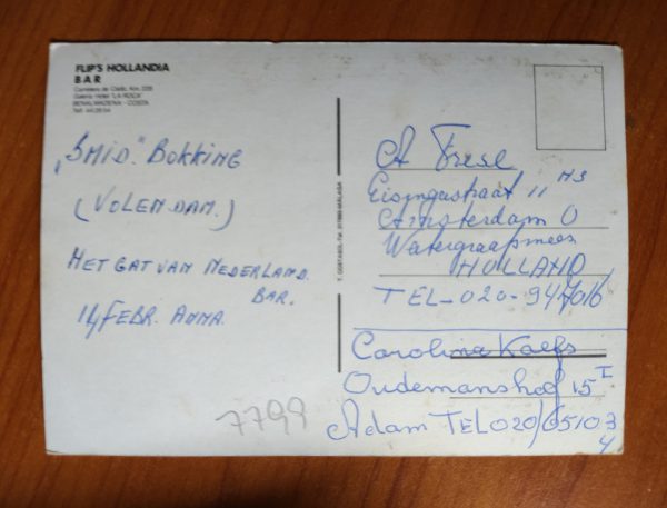 Postcard Flips Hollandia Bar Costa - Image 2
