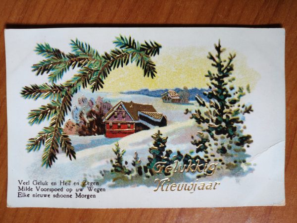 Postcard Gelukkig Nieuwjaar