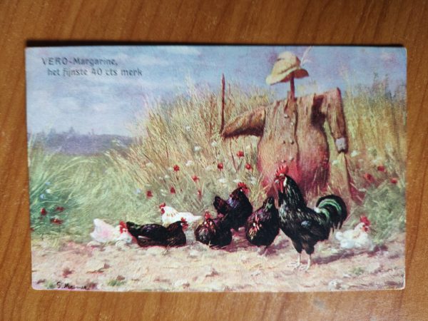 Postcard Vero Margarine Chicken