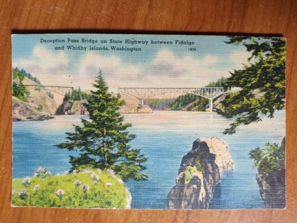 Postcard Bridge Fidalgo Washington
