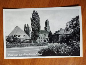 Ansichtkaart Winterswijk Gezicht op Gemeentehuis