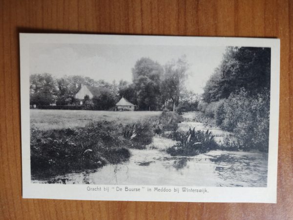 Ansichtkaart Winterswijk Gracht bij De Buurse Meddo