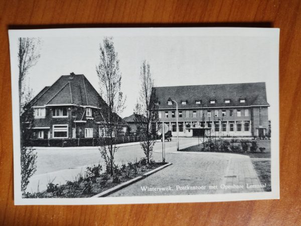 Ansichtkaart Winterswijk Postkantoor en Bibliotheek