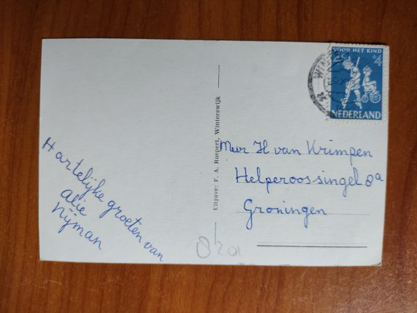 Ansichtkaart Winterswijk Postkantoor en Bibliotheek - Image 2