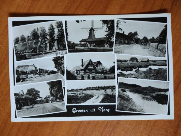 Postcard Norg Groeten uit Norg