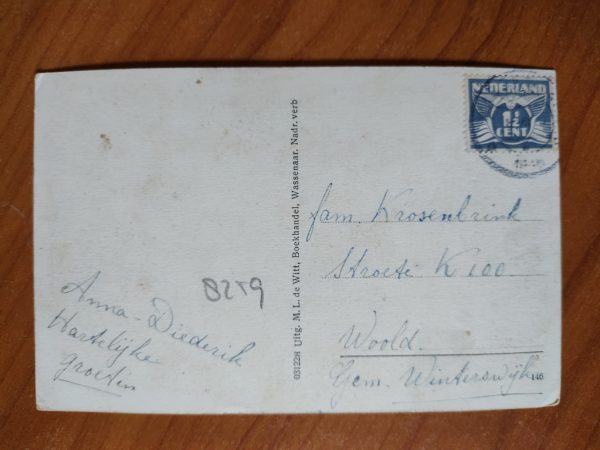 Postcard Wassenaar Raadhuis - Image 2