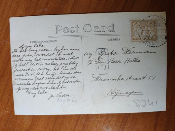 Ansichtkaart 1925 Nederlands Indie - Image 2