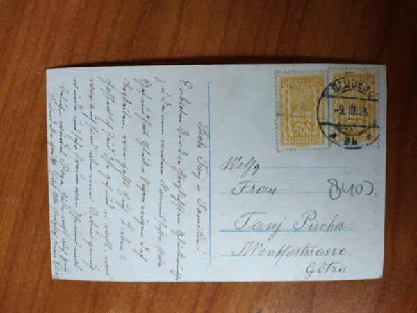 Postcard Gluckwunschen Namenstage 1925 - Image 2