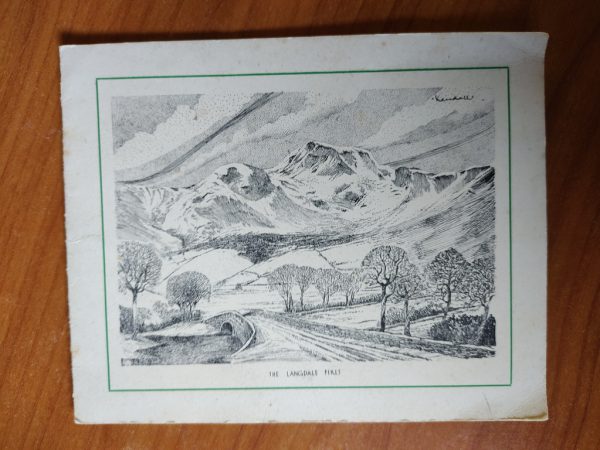 Postcard Langdale Pikes
