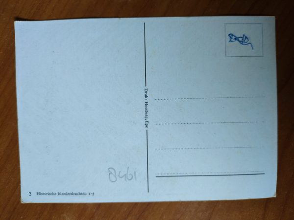 Postcard Klederdracht 1-5 Costume - Image 2