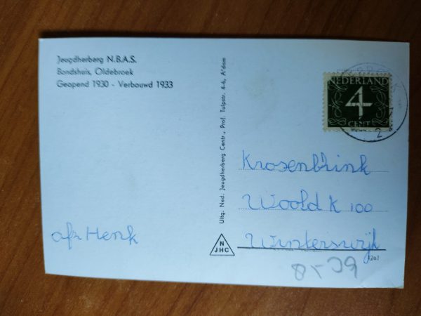 Ansichtkaart Oldebroek Jeugdherberg - Image 2