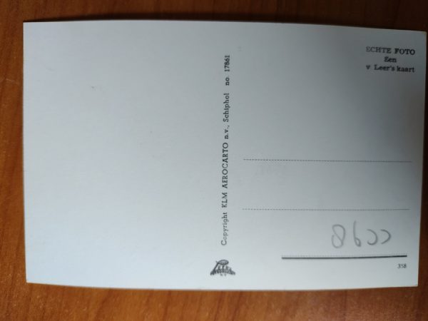 Ansichtkaart Volendam KLM Aerocarto - Image 2