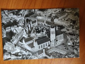 Ansichtkaart Middelburg Abdij KLM Aerocarto