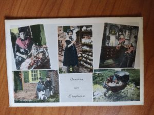 Ansichtkaart Staphorst Groeten uit 1956
