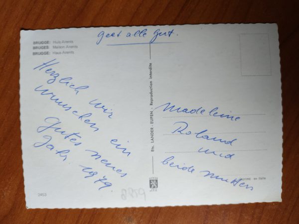 Postcard Brugge Huis Arents - Image 2