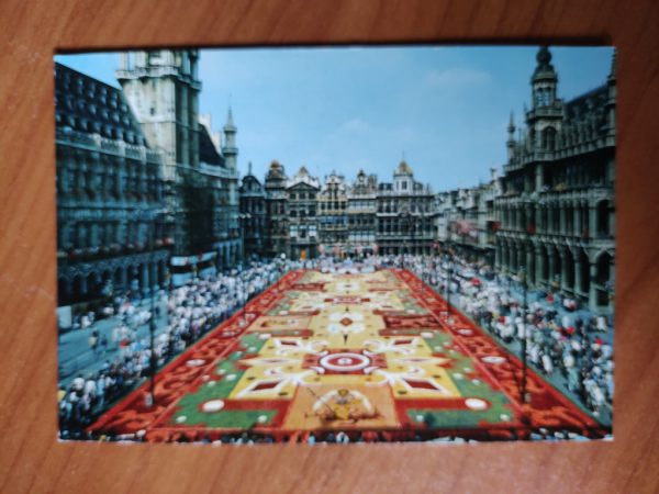 Postcard Brussels Market Place