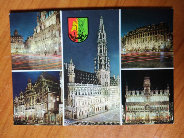 Postcard Brussels 5 images