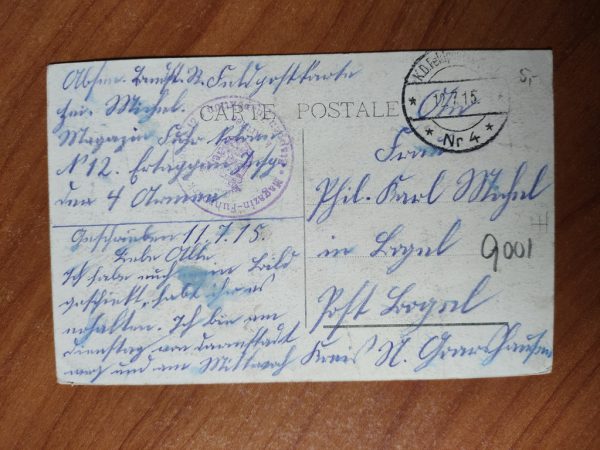 Postcard Gent Maison des Bateliers 1915 - Image 2