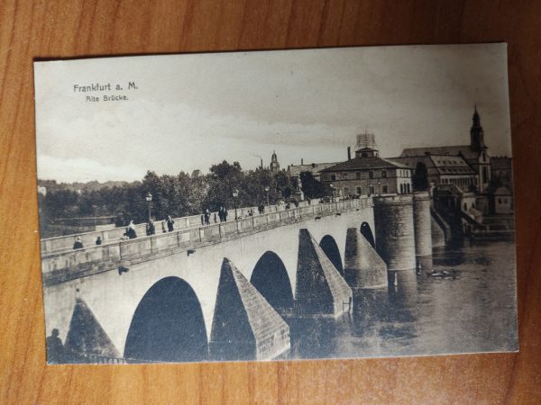 Postcard Frankfurt Brucke