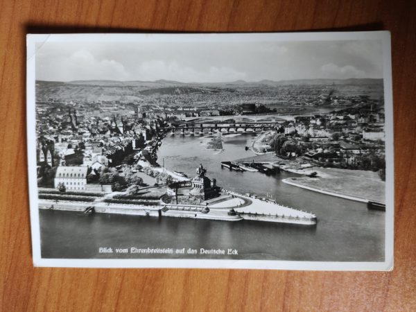 Postcard Ehrenbreitstein Deutsche Eck