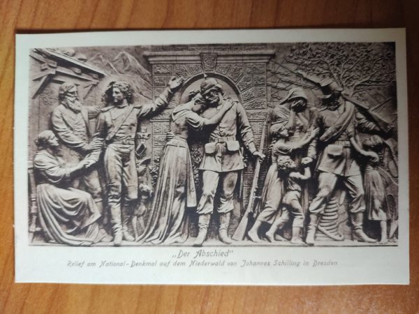 Postcard Niederwald Der Abschied