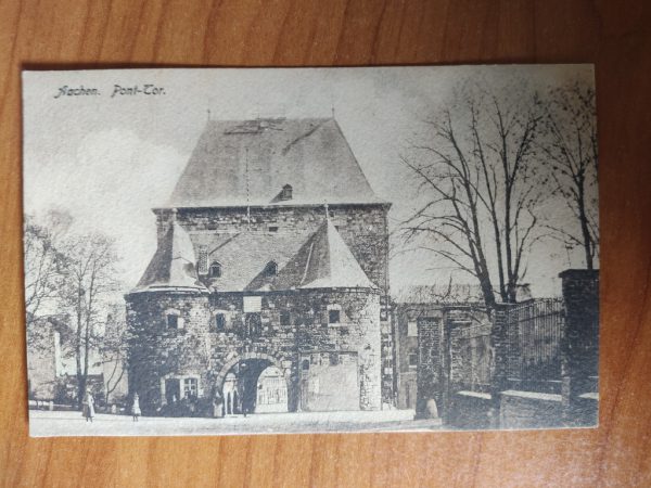 Postcard Aachen Pont Cor