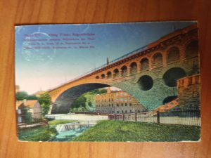 Postcard Plauen Augustbrucke