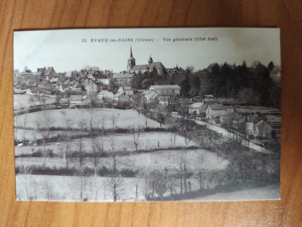 Postcard Evaux les Bains Creuse