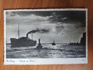Postcard Hamburg Hafen