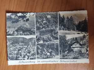 Postcard Schwarzburg im Schwarztal