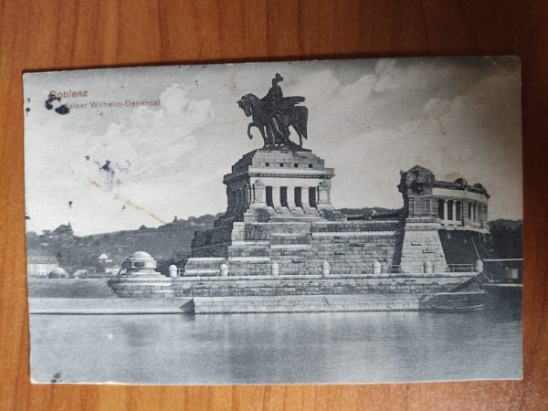 Postcard Koblenz Kaiser Wilhelm Denkmal