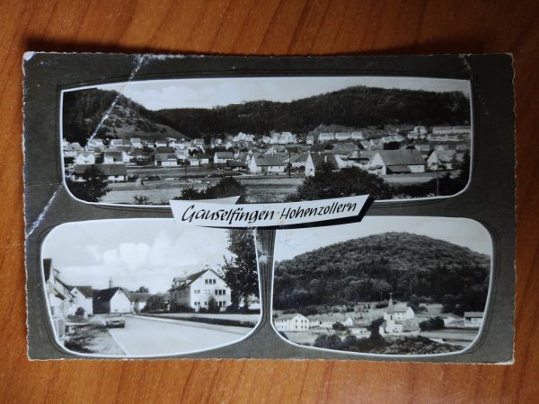 Postcard Gauselfingen Hohenzollern