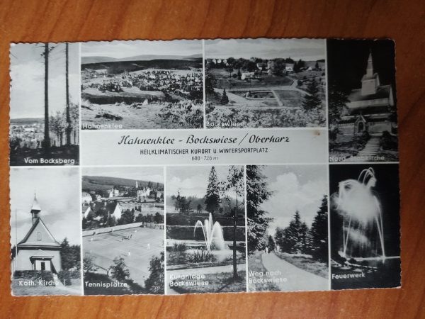 Postcard Oberharz  Bockwiese
