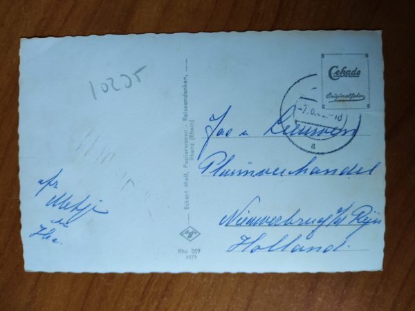 Postcard Rhens Rheinanlagen - Image 2