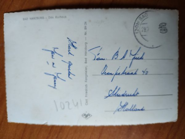 Postcard Bad Harzburg Kurhaus - Image 2