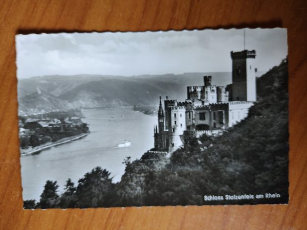 Postkarte Schloss Stolzenfels am Rhein