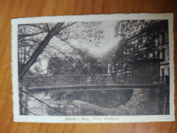 Postkarte Bodetal Hotel Waldkater