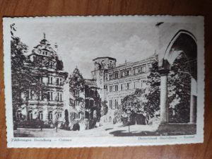 Postkarte Heidelberg Chateau