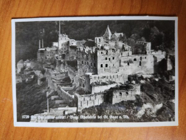 Postkarte St Goar Rheinfels